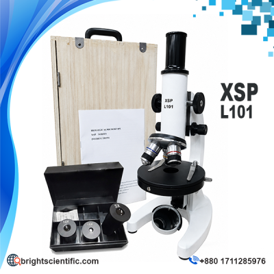 Compound Microscope XSP-L101 Monocular Biological Microscope 25X-675X Magnification