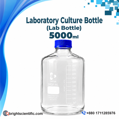 Duran Laboratory Culture Bottle 5000ml high quality lab bottle for scientific laboratory use