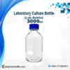 Pyrex Laboratory Culture Bottle 3000ml – Borosilicate Glass Lab Bottle for Scientific and Laboratory Use
