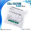 Sterile Cell Culture Flask 175 cm² with green screw cap for tissue culture, cell growth, biotechnology, and laboratory research applications.