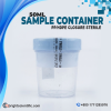 50ml Sterile Sample Container with PP body and HDPE screw cap for laboratory specimen collection