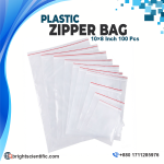 Plastic Zipper Bag 10×8″ (100 Pcs) – Zip Lock Storage Bags - Image 2