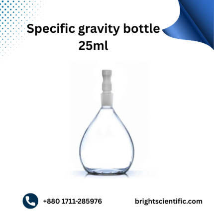 Specific Gravity Bottle 25ml | Precision Laboratory Glassware