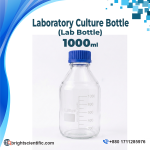 Laboratory Culture Bottle (Lab Bottle) 1000ml – High-Quality Glassware for Lab Use