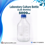 China Laboratory Culture Bottle (Lab Bottle) 5000ml – High-Quality Glassware for Lab Use