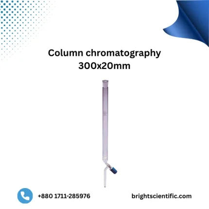 Column Chromatography 300x20mm – Precision Glass Column for Laboratory Separation