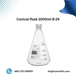 Conical Flask 1000ml B-24 – Durable Borosilicate Glass Laboratory Flask