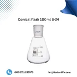 Conical Flask 100ml B-24 – Durable Borosilicate Glass Laboratory