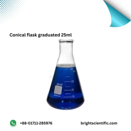 Conical Flask Graduated Narrow Mouth 25ml – Precision Laboratory Glassware