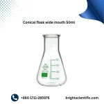 Conical Flask Wide Mouth 50ml – High-Quality Laboratory Glassware