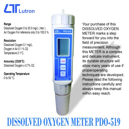 DO Meter Lutron Model: PDO-519