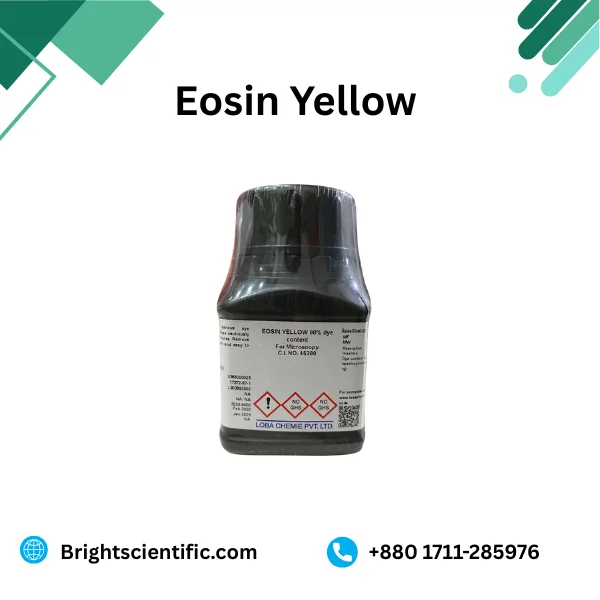 Eosin-Yellow.webp Eosin Yellow (C₂₀H₆Br₄Na₂O₅) - used in histology, cytology, and microscopy - Image 1
