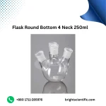 Flask Round Bottom 4 Neck 250ml B-24,19– Premium Lab Glassware
