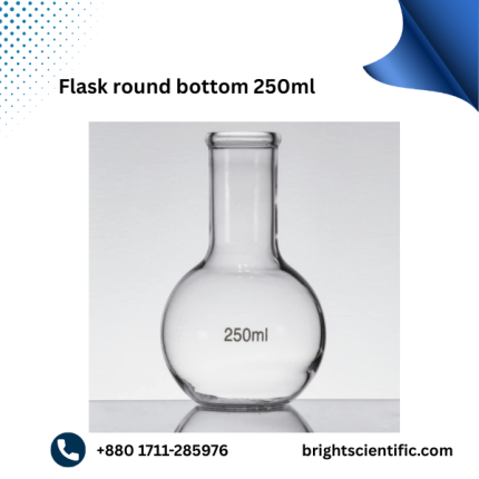 Round Bottom Flask 250ml | Premium Borosilicate Glass Laboratory
