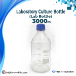 Glassco Laboratory Culture Bottle (Lab Bottle) 3000ml – High-Quality Glassware