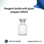 Reagent Bottle With Glass Stopper 250ml – Premium Lab Glassware