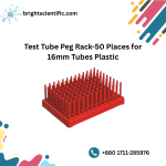Test Tube Peg Rack-50 Places(50X16mm) for 16mm Tubes Plastic